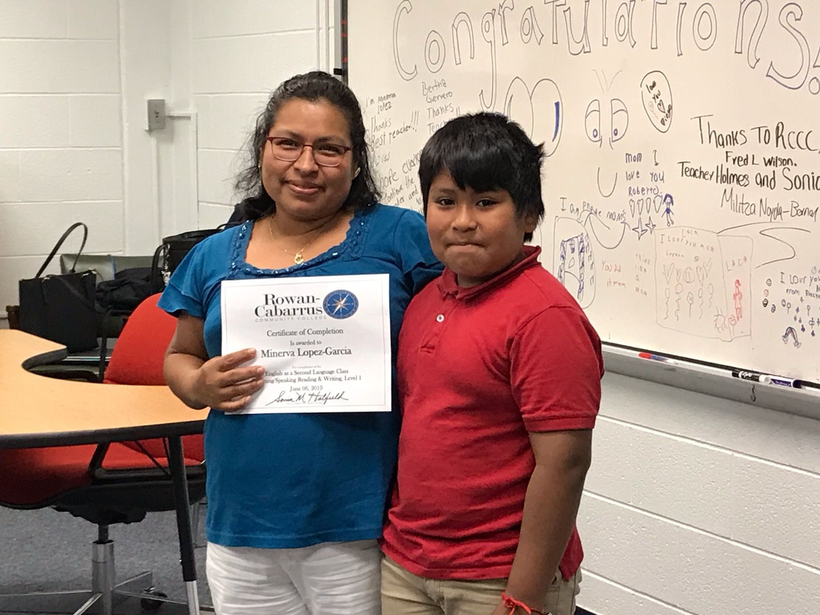 Fred L. Wilson parent graduation